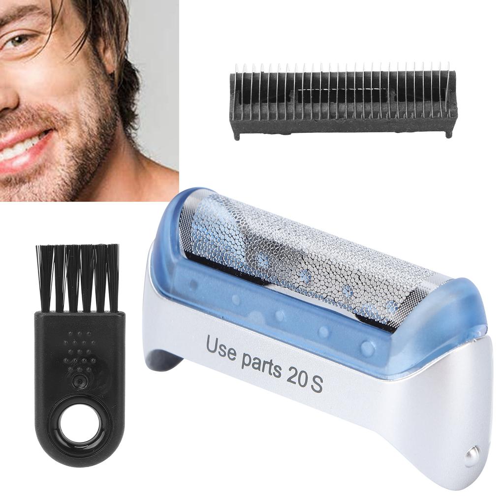 Replace Razor Head Electric Shaver Foil Clean Brush Replacement Parts Fit for Braun 20S