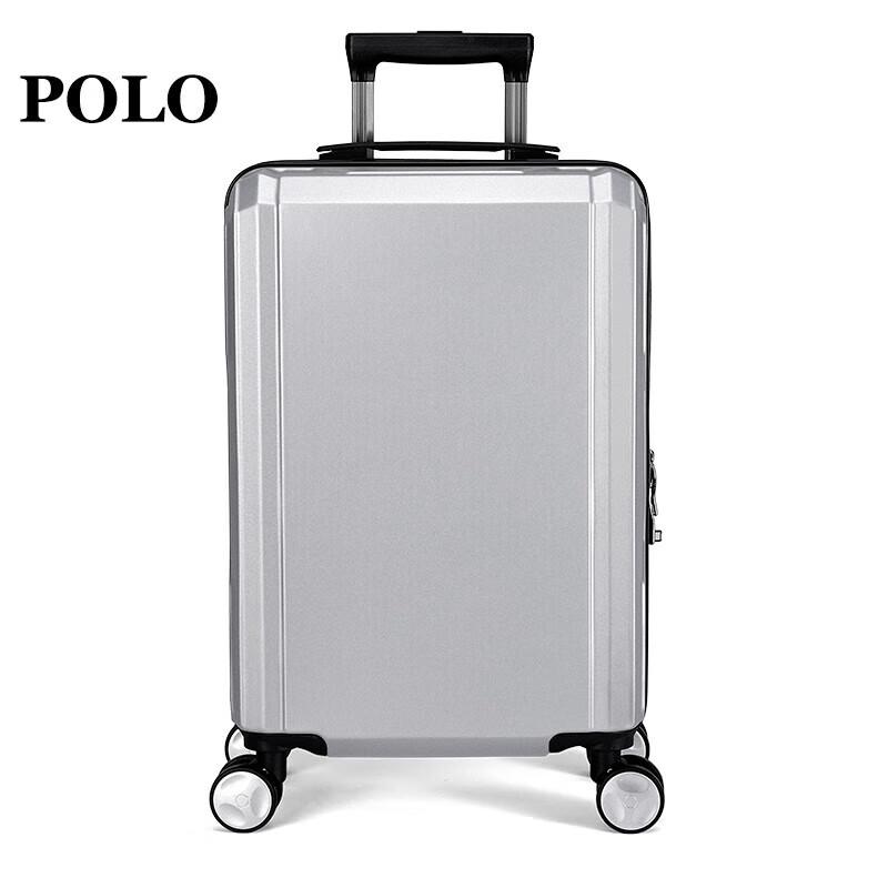 Чемодан POLO 20 дюймов, ABS&PC, на 4 колесах, ручная кладь
