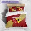 Lens FC Printed 3PCS Bedding Set Breathable Duvet Cover with Pillowcases Decorative Bed Linen for Bedroom Home