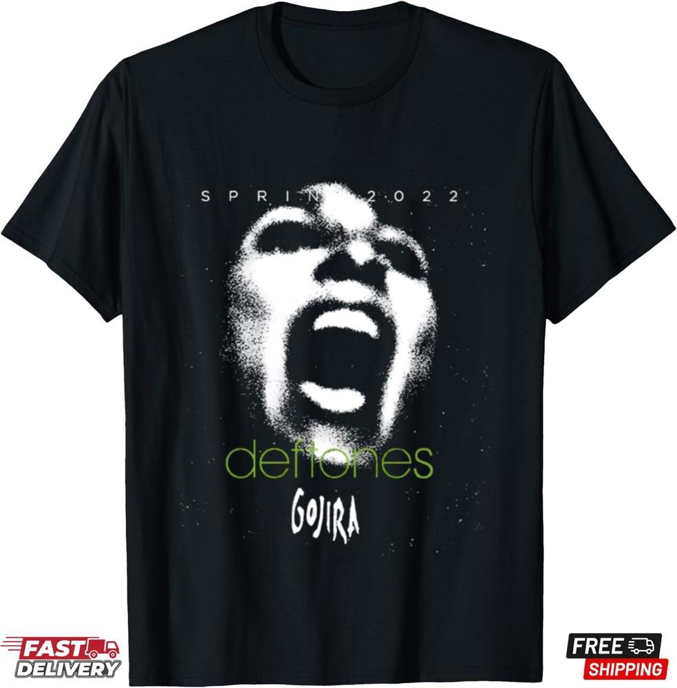 Deftones Band Gojira Spring 2022 T-Shirt, Family Fan Metal Shirt, Gift for Fans Unisex T-Shirt XXL