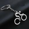 4pcs Sport Man Keychain Metal Bicycle Bike Cycling Riding Keyring  Key Chains Hanging Accessories
