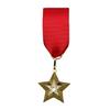 Retro Look High Rank Glowing Star Brooch Alloy Badge Pin Excellent For Armed Forces Theme Gatherings Present