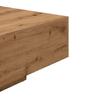  Coffee Table, Artisan Oak 85x55x31 Cm, Wood-based Material
