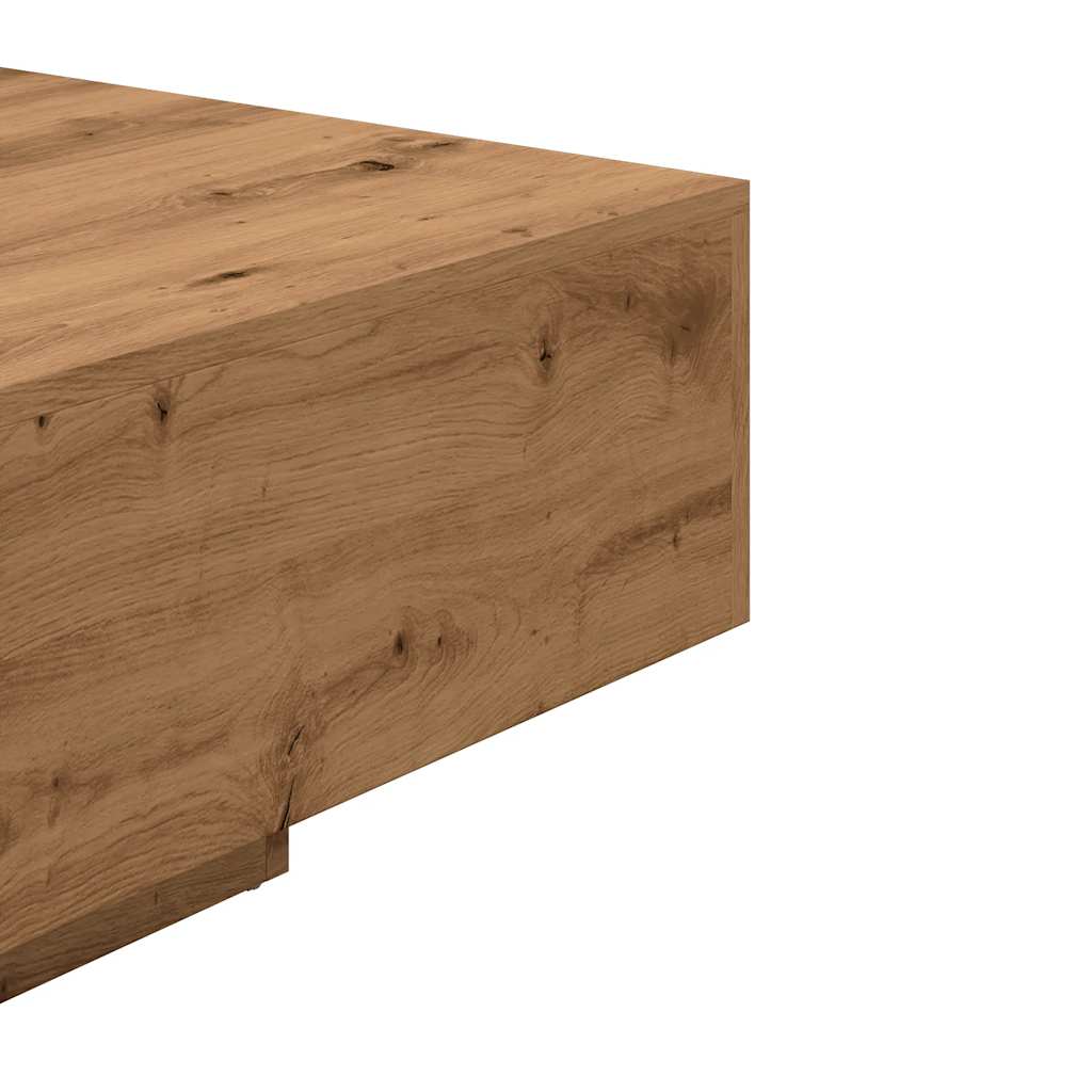  Coffee Table, Artisan Oak 85x55x31 Cm, Wood-based Material