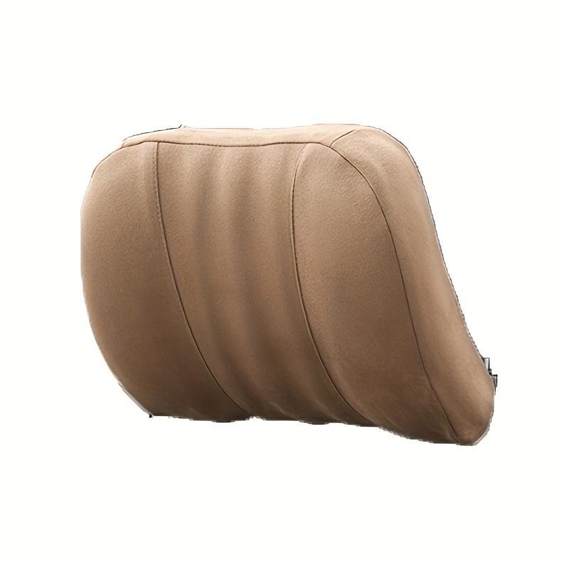 

1 шт. Подушка для шеи автомобиля - Дышащая, для всесезонного использования, Съемный на молнии подголовник из пены с памятью, Идеально подходит для снятия усталости шеи при ежедневных поездках, в дорожных путешествиях кофейный