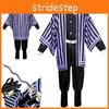 Stylish Demon Slayer Kimetsu No Yaiba Iguro Obanai Cosplay Costume For Men Complete Outfit In Purple And Black