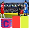 Soccer Captain Armband with Referee Cards Football Elastic Captain Armband Soccer Elastic Captain Arm Band Sports Accessories