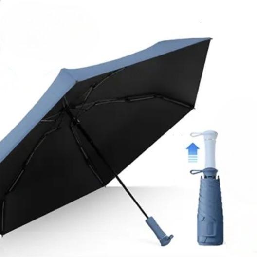 Mini Foldable Umbrella Retractable Five-Fold UV Protection Sunshade Rain Umbrella Sun Protection Against Ultraviolet Rays
