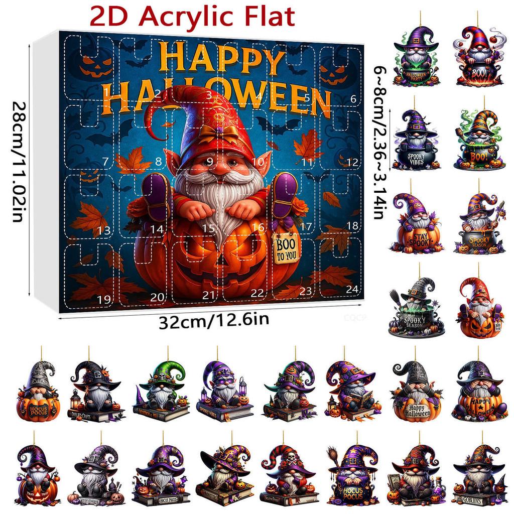 Halloween Cartoon Ghost Acrylic Wall Hangings For Party Decor And Gifting