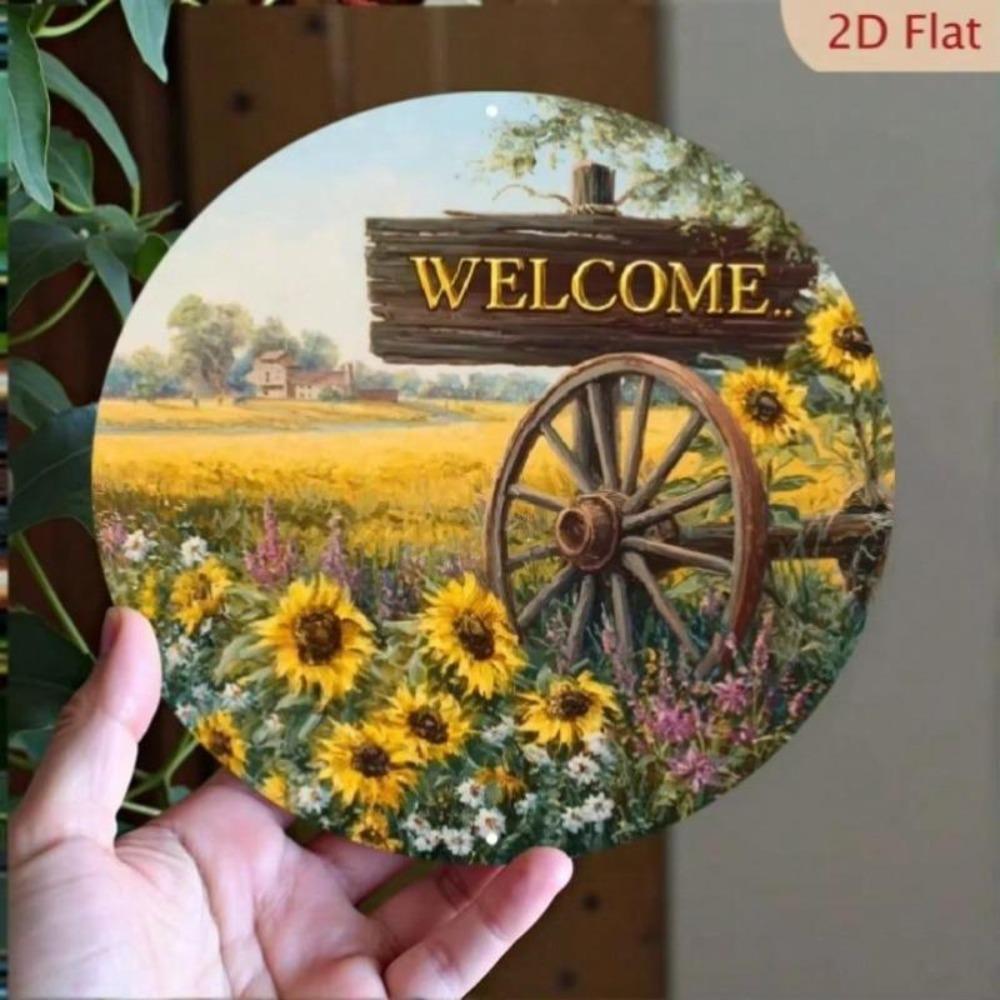 Vibrant Carnival Festival Metal Tin Sign Home Garden Wall Decor Gift