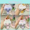 Cat Whimsical Plush Toy With Squeaking Feature In Cheerful Variants Color