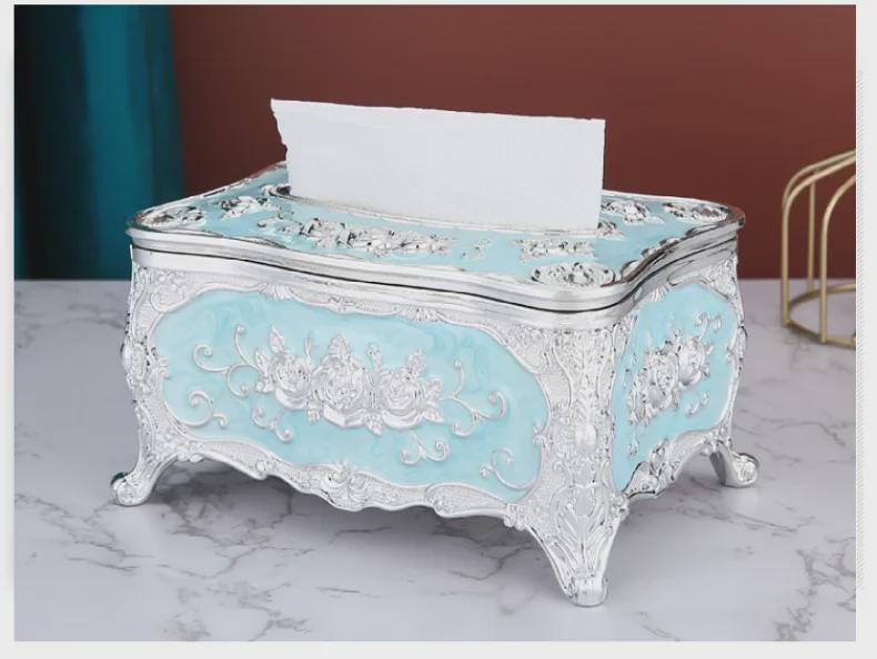 European-Style Luxury Tissue Box for Home, Hotel, Restaurant, or KTV Decor
