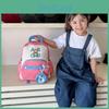 Lovely Bear Themed Childrens Backpack Durable Nylon Material Perfect For School Days