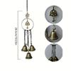 1pc Sorceress Bell Doorknob Hanging Decorative Wicker Wind Chime Home Decoration