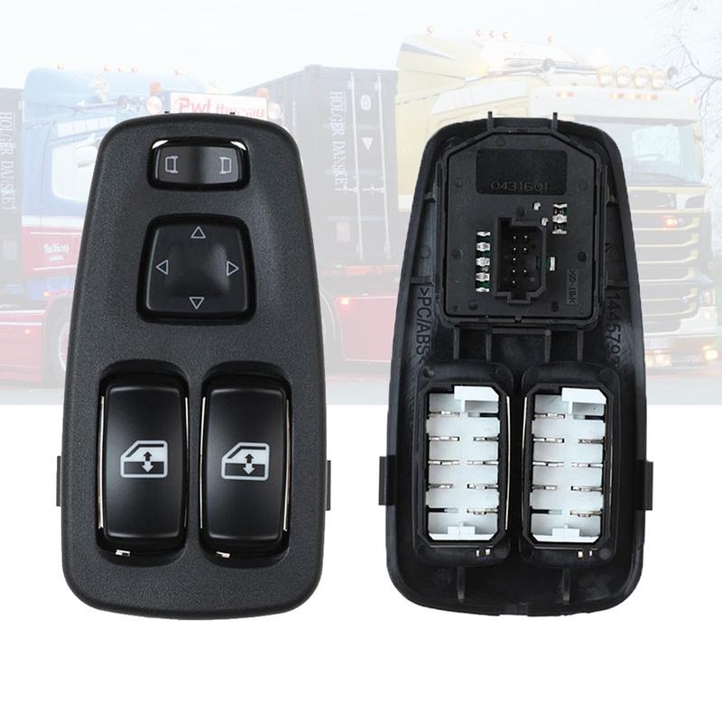 Car Accessories for Scania Front Left Electric Window Control Switch Glass Lifter Button Replace Regulator Auto Parts 1445793
