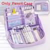 Trousse pentru pixuri din pânză cu model panda, capacitate mare, pentru elevi, băieți, fete, rechizite școlare