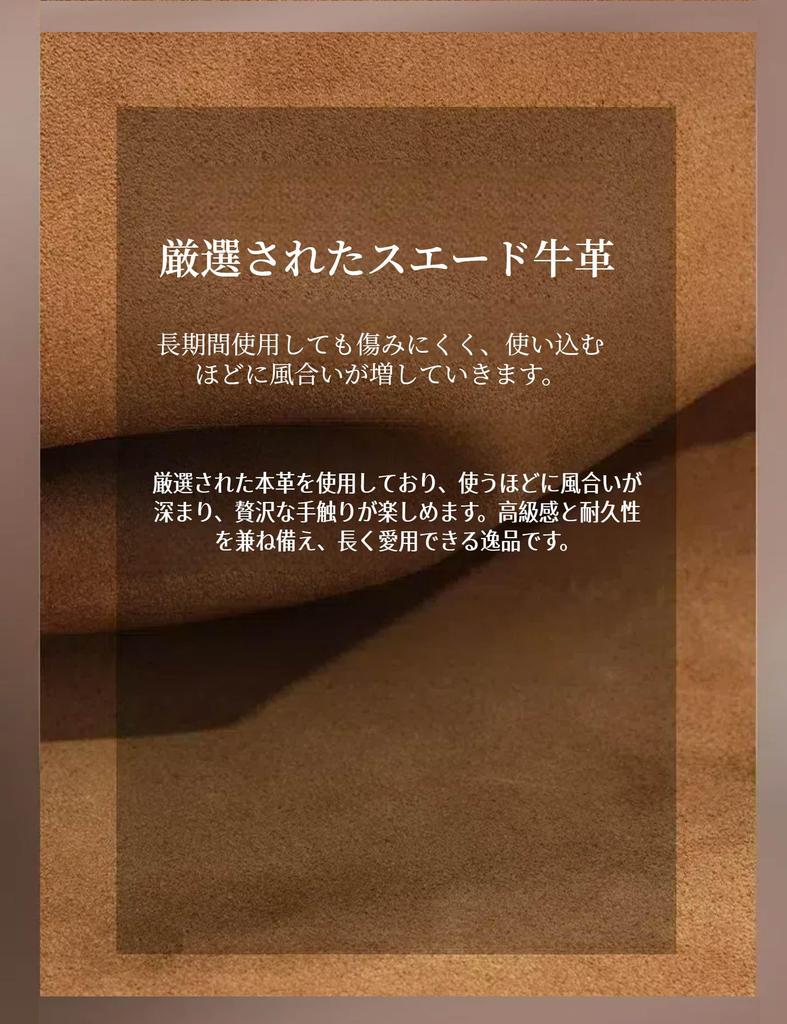 HIKKER-LINK Women's Genuine Leather Bucket Bag, Freestanding Bucket-Shaped Tote Bag, Large Capacity, A4 Size Storage, Multifunctional, Suede Bucket