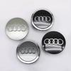 For A4 4Pcs 68mm Car Wheel Center Caps Logo For Audi Sline RS A3 A4 A6 A7 A8 Q3 Q5 Q7 Quattro S7 Emblem Rims Cover Hub Caps Accessories