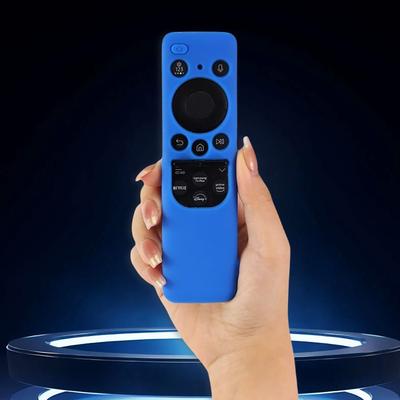 2025 Solar TV Remote Controller Cover Silicone Shockproof Sheath Household Soft Protector for Samsung BN59-01432A 01432J