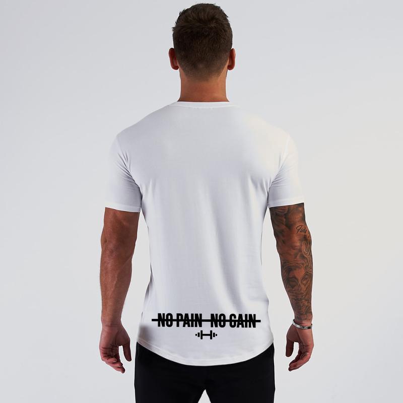 Do The Work  New Arrival Fitness Bodybuilding Gym Sports Summer O-neck Cotton Letter Printed Mens Slim Fit Workout Hip Hop T-shirt