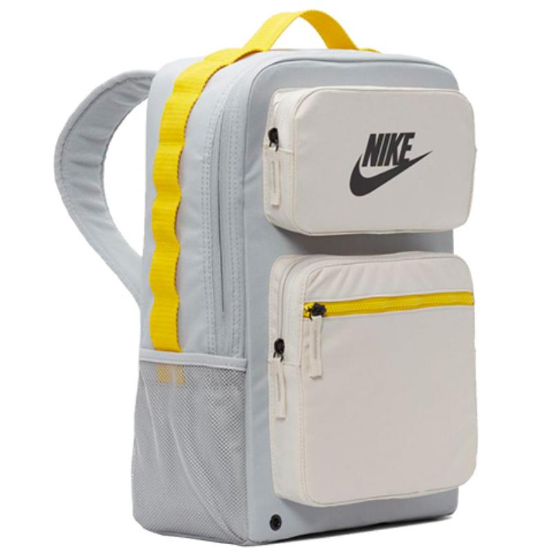 Nike Polyester Backpack Regular Men's Light Gray Lightweight Casual BA6170-077