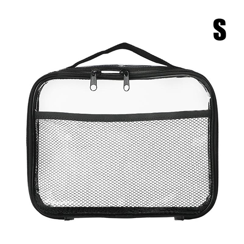 Large Capacity Block Toys Storage Bag Transparent Zipper Puzzle Block Organizer Bags Cosmetic Storage Organizer Bag
