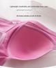 Plus Size Front Closure Wire-Free Push-Up Bra with Side Support for Mature Women