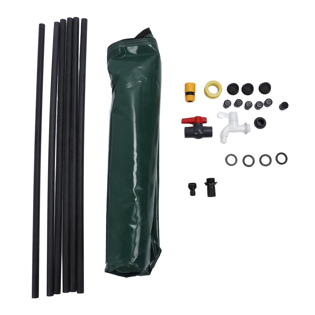Collapsible Rain Barrel PVC Portable Water Storage Tank Foldable Rainwater Collection System with
