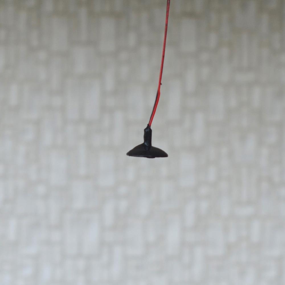 10x OO / HO Scale Street Light Model Wall Lamp Posts Led Ceiling Lamps Black New