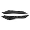 2 Pcs Gloss Black Hood Vents Bonnet Cover Rubber Front Bonnet Vent Universal for Car