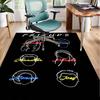 Friends Show Quotes Office Rug Chair Mat, Game Carpet, Suitable for Front Door, Bedroom, Living Room, Desk, Holiday Gift