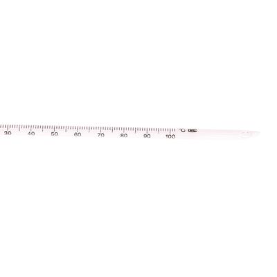 1 Stück Glasthermometer Home Brew Laboratory Red Water Filled Thermometer Glaswaren für Chemielabor Schule Heimgebrauch