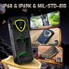 CUBOT Kingkong Mini 4 Android 15 Rugged Smartphone 16GB+128GB, 4.7'' Display, Camping Lamp, 48MP+16MP, 4700mAh, 4G Dual SIM/Face ID/NFC/IP68/GPS