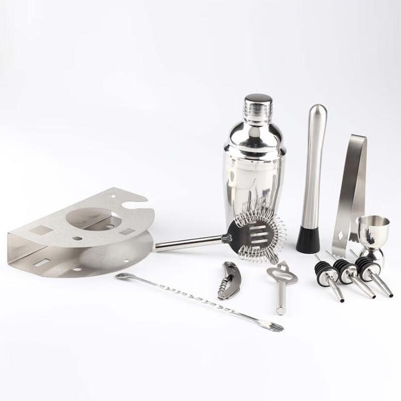 Stainless Steel Cocktail Shaker & Bar Tool Set