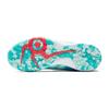 Anta Kids Round Toe Velcro Shock Absorbing Wear Resistant Low Top Soccer Shoes Kids Soccer Shoes Green Blue Black 312342201-1