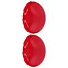 2Pcs Pool Lens Cover Plastic Red Transparent Underwater Light Lens Covers for Spa Lights 19cm