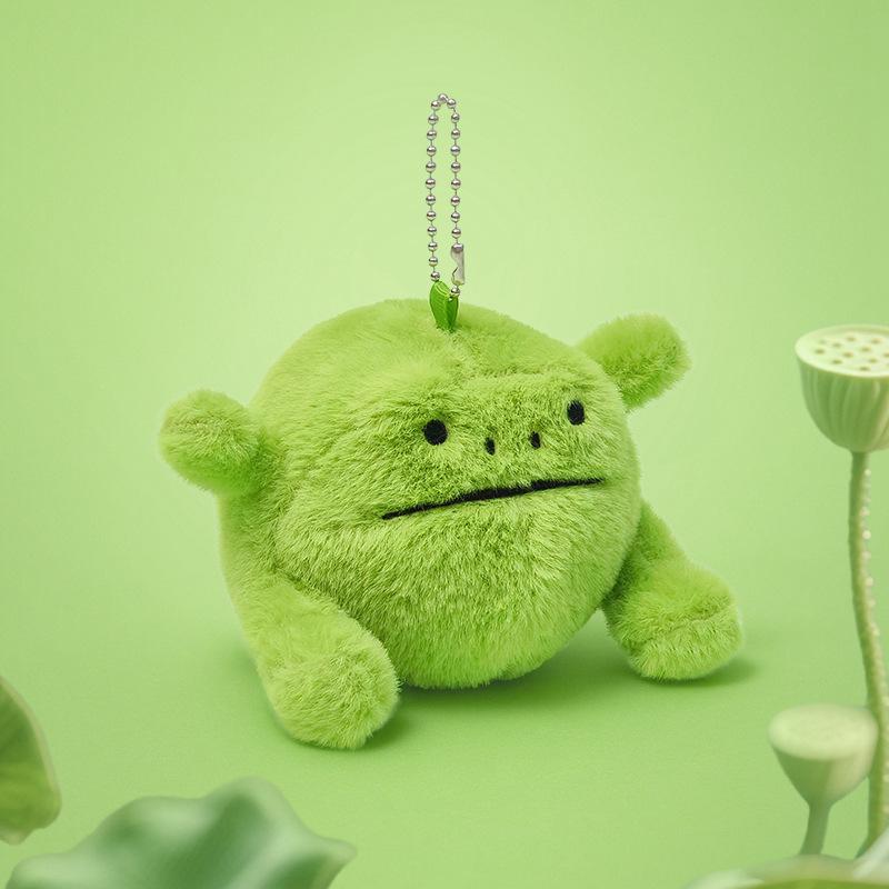 Adorable Penguin Frog Plush Keychain for Bags & Keys