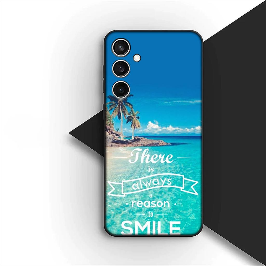 for Samsung Galaxy S20 S22 S21 FE Ultra Plus A07 A17 A15 A16 A25 A57 A37 Phone Case Mountain Sea Wave Beach Travel landscape