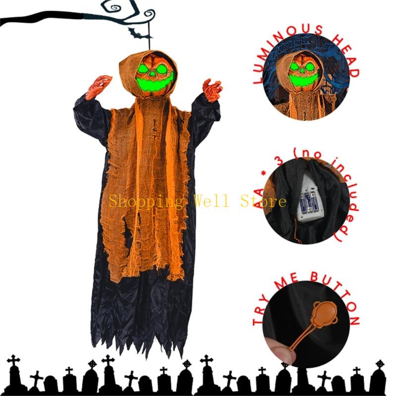 

KX4B Scary Skeleton with Sound Effect and Lighting LED Eye Voice Activated Skeleton China Mainland