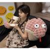 Fluffy Cartoon Stuffed Animal 45-70cm Snake Appease Doll Big Eyes Snake Plush Toys  Home Decor