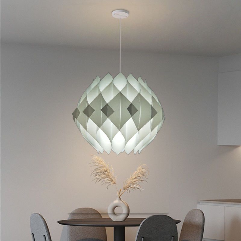 

Минималистичная современная Netflix Балкон-бар Спальня Столовая Гостиная Энергосберегающая декоративная люстра Diameter 40cm-White light