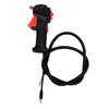 Handle Switch Durable Freely Retractable Strong Sturdy Stable Good Compatibility Plastic Grass Trimmer Throttle Control Handle with Switch for Garden