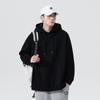 Unisex Oversized Solid Color Hooded Sweatshirt - Long Sleeve Pullover with Pocket