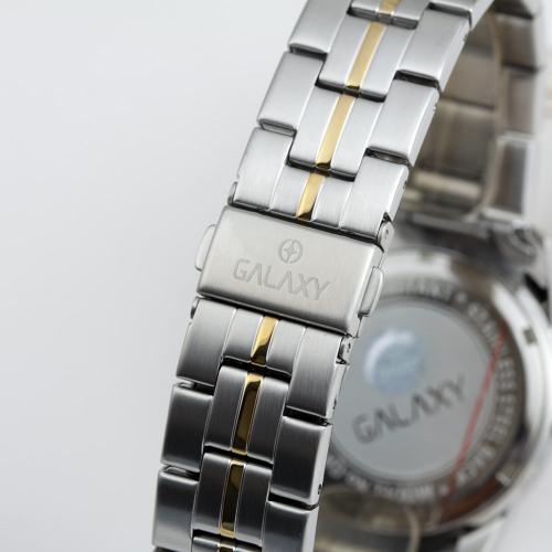 [GALAXY] GALAXY 5 ATM Men's Metal Wristwatch QA9012MB-1