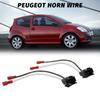 2pcs Audio Speaker Cable Adapter Plug Studio Wire Harness Connector For Citroen C2/Peugeot 206 1999-2015
