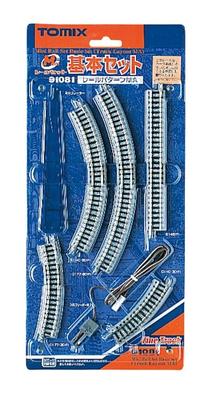 TOMYTEC TOMIX N Gauge Mini Rail Set, Basic Set, MA Pattern 91081, Model Railroad Rail Set