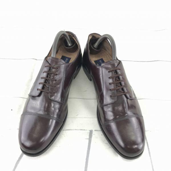 Vintage Bostonian Classic Leder Straight Tip Burgunder 27.0(GEBRAUCHT)