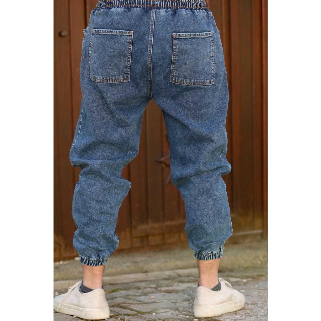 Vaqueros de hombre con goma en la cintura comprar a buen precio — entrega  gratuita, reseñas reales con fotos — Joom