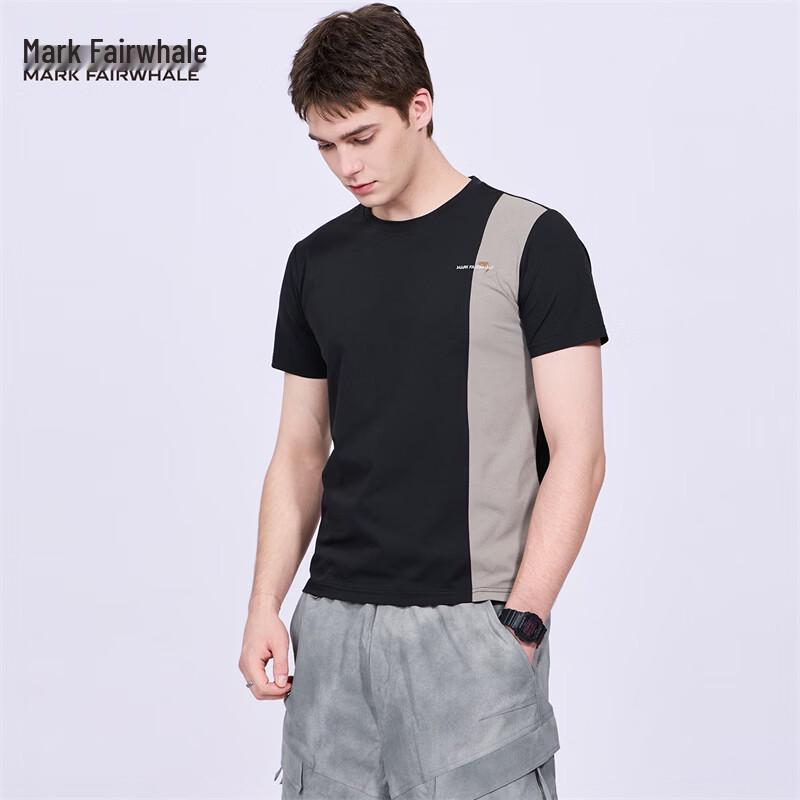 

Men s Color Block Round Neck Short Sleeve T-Shirt 2XL