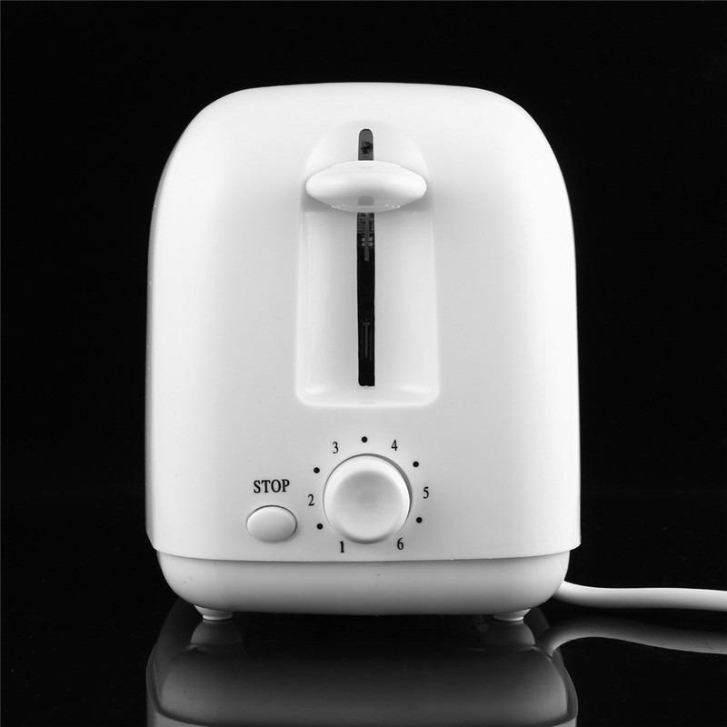 220V Home Toaster 6 Modes 2 Slice Bread Toast Maker Automatic Breakfast Machine One-Click Operation Sandwich Maker